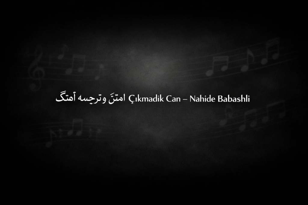 متن و ترجمه آهنگ Çıkmadık Can از Nahide Babashli