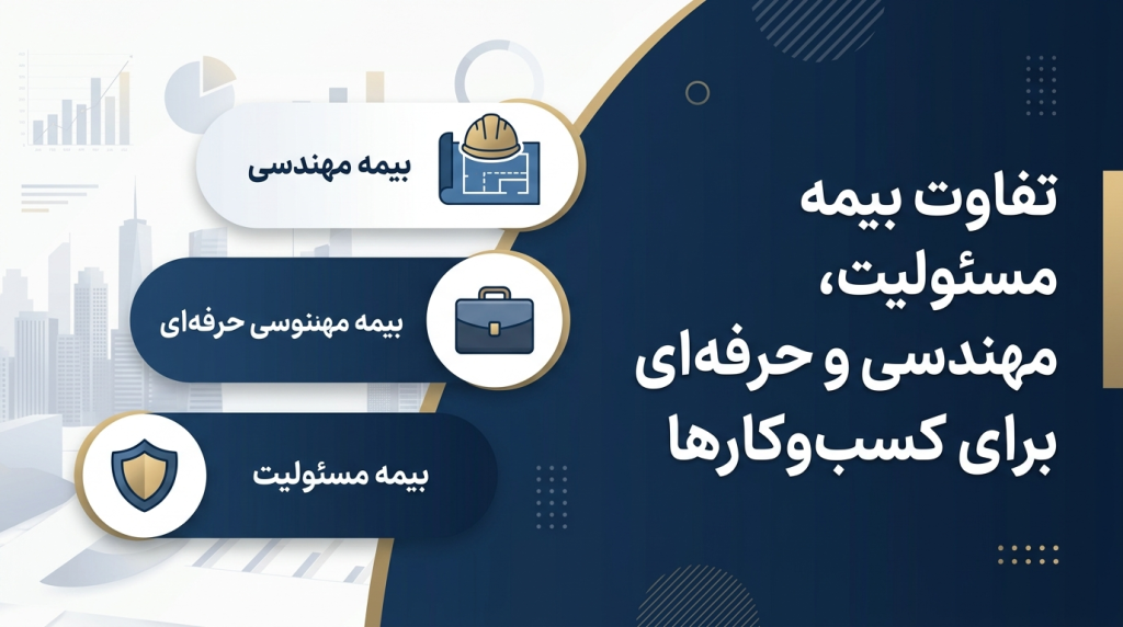 تفاوت بیمه مسئولیت، مهندسی و حرفه‌ای